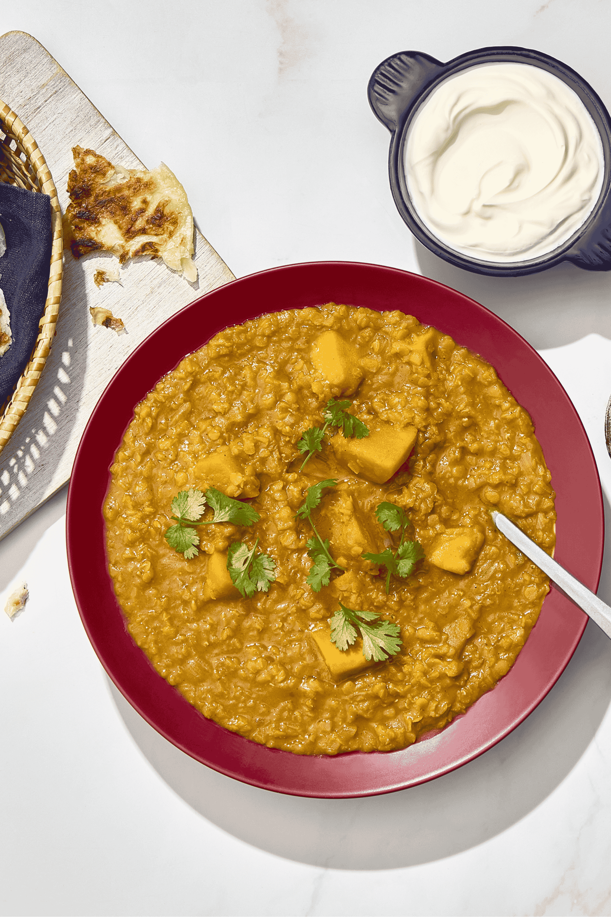 Red Lentil and Pumpkin Dahl