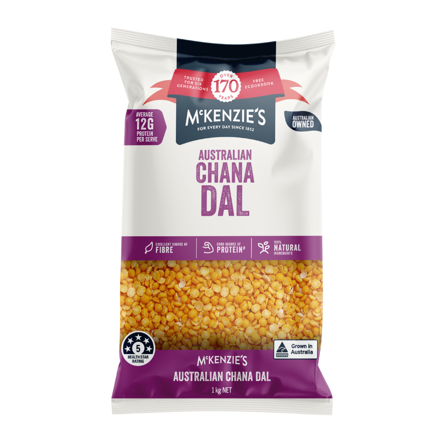 McKenzie’s Australian Chana Dal 1kg 1