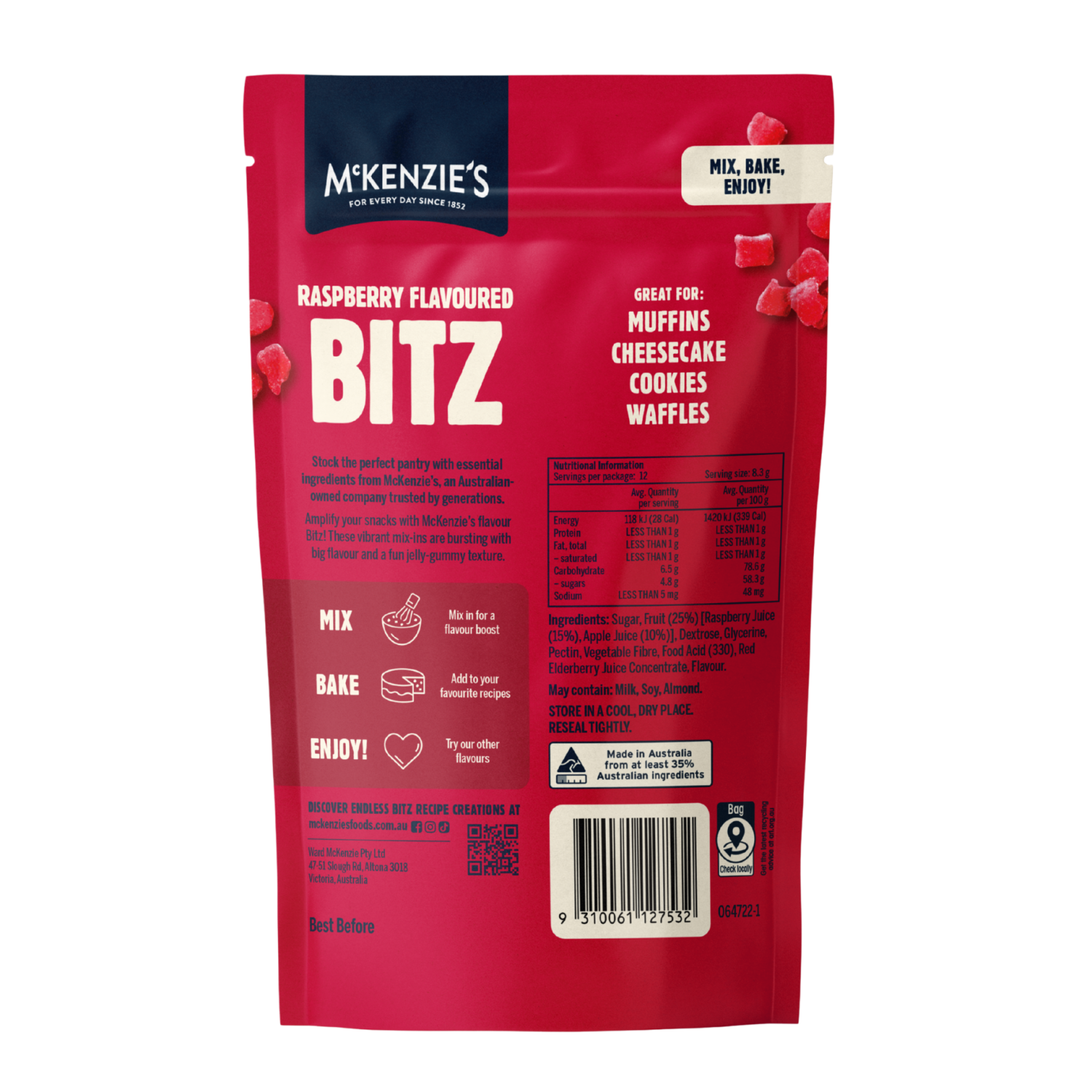 McKenzie’s Raspberry Bitz 2