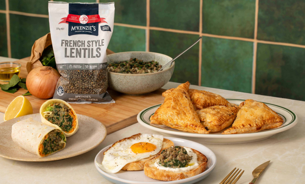 French Style Lentils & Spinach Base