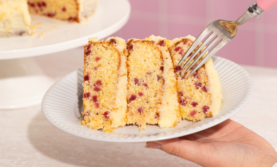 Lemon & Raspberry Bitz Cake