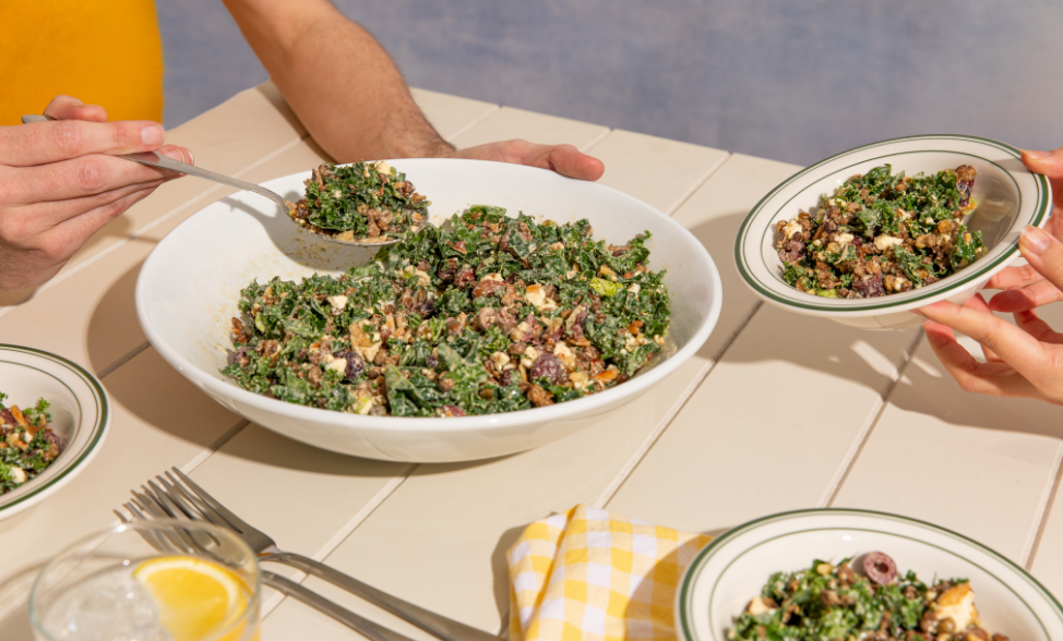 Crispy Green Lentil Salad